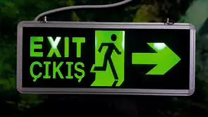 ACİL ÇIKIŞ TABELASI