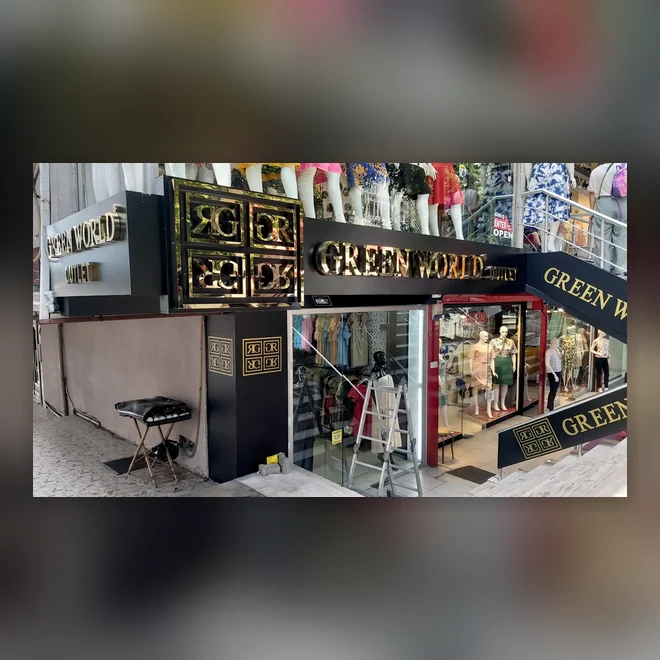 Krom Paslanmaz Cephe Tabelası