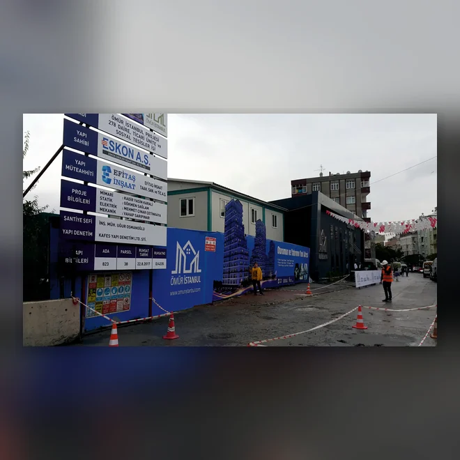 inşaat tanıtım reklam — Dış Mekan Baskıları