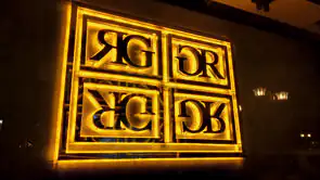 CAM VİTRİN IŞIKLI LOGO