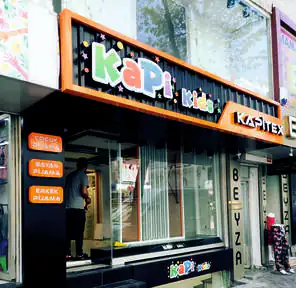 KUTU HARF Cephe tabelası