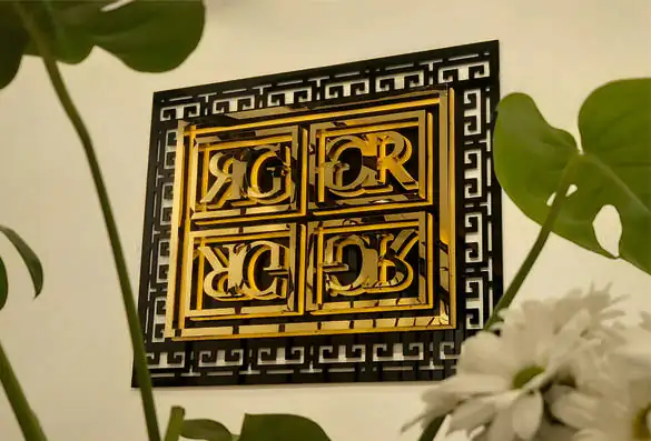 BANKO ARKASI IŞIKLI LOGO