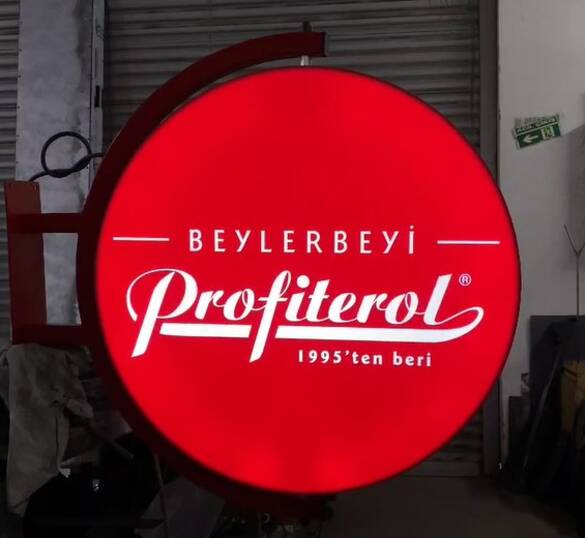 IŞIKLI ÇİFT YÖN DÖNER FENER TABELA