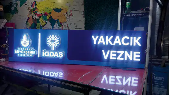 KUTU HARF Cephe tabelası