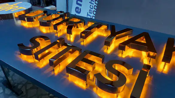 KUTU HARF Cephe tabelası